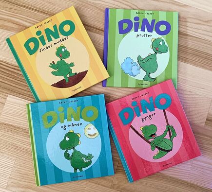 Dinobøger. Fire nye udgaver af de små Dinobøger